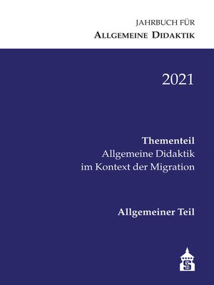 cover image of Jahrbuch für Allgemeine Didaktik 2021